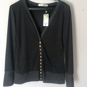 Gray Cardigan